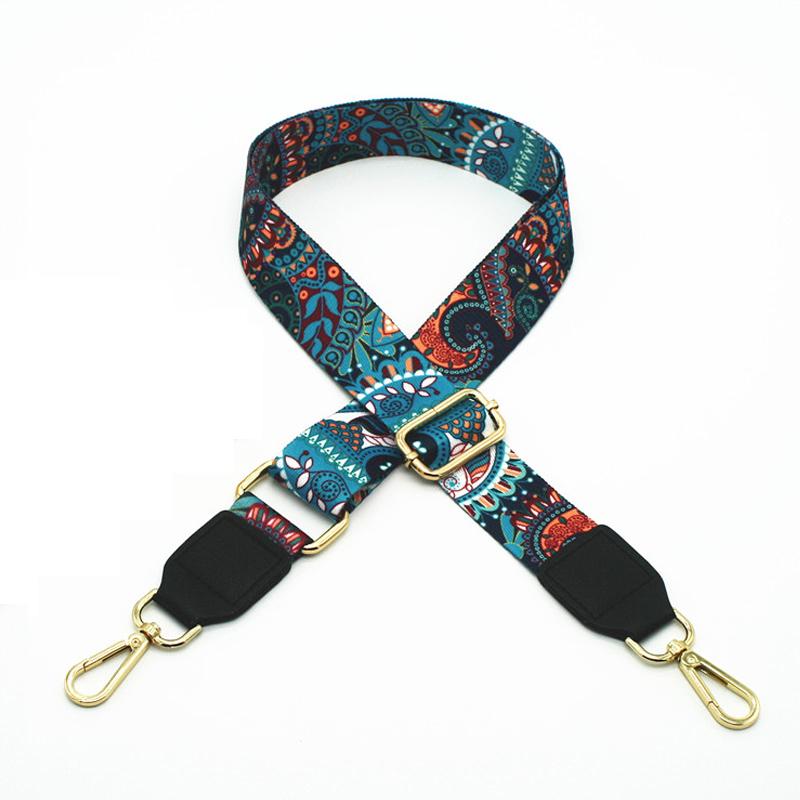 Colorful Bag Straps Nylon Crossbody Messenger Detachable Adjustable Handbag Shoulder Strap Women Purse Belt Accessory 3.8cm Wide