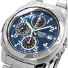 Seiko Chronograph Quartz SND193P Men's Watch Silver 1/20 Second Timer Imported Model