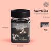 Sketch Charcoal & Color Pencils: Water-Soluble Graphite & Charcoal Powder