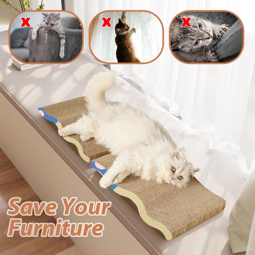 Cat Scratcher Cat Scratching Board Interactive For Protecting Furniture Kitten Pet Mental Physical Exercise Play Scratch For