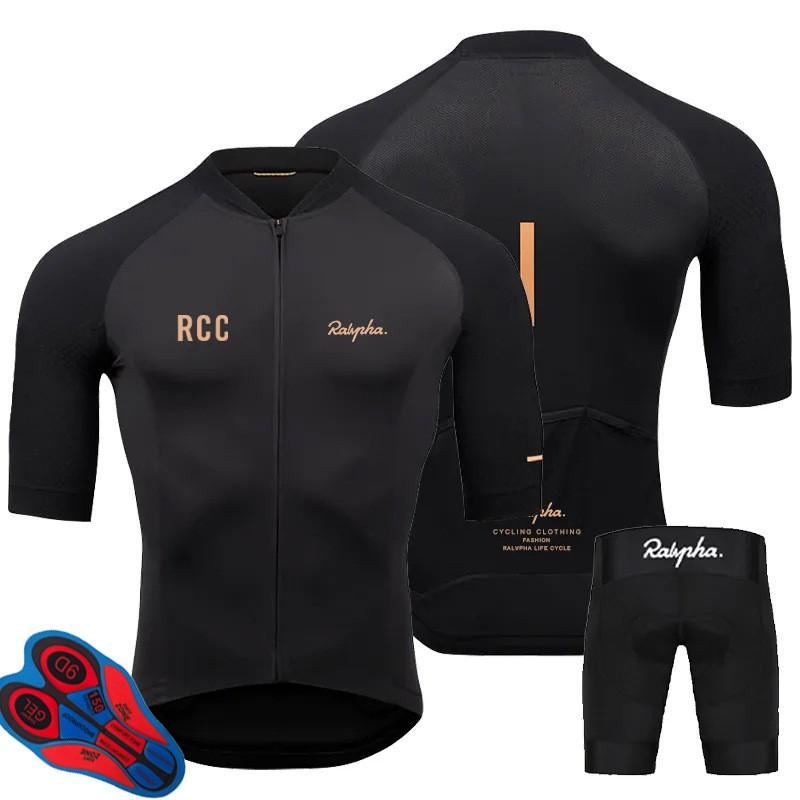 Herren Professionelles Radsporttrikot und Shorts Set Atmungsaktiv Elastisch Mountainbike Kleidung Performance Wear
