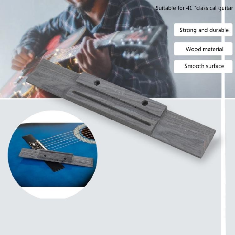 Classical Guitar 6 Holes Bridge Rosewood Bridge Replacement Parts Easy to Use