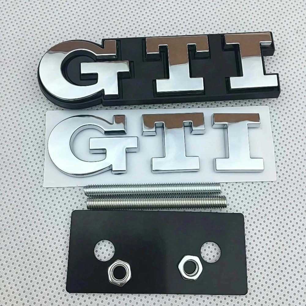 CDO1 For VOLKSWAGEN VW GTI 3D Metal Car Trunk Logo Sticker Grill Emblems Badge Decals For VW Golf 2 3 4 5 6 8 MK2 MK3 MK4 MK5 MK6 MK8