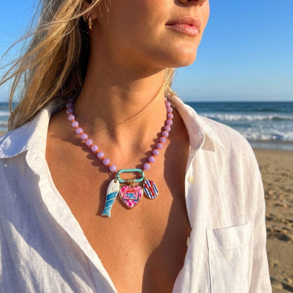 Handmade Beaded Necklace Starfish Shell Charm Multi-Layer Necklace Boho Necklace  Jewelry Gifts