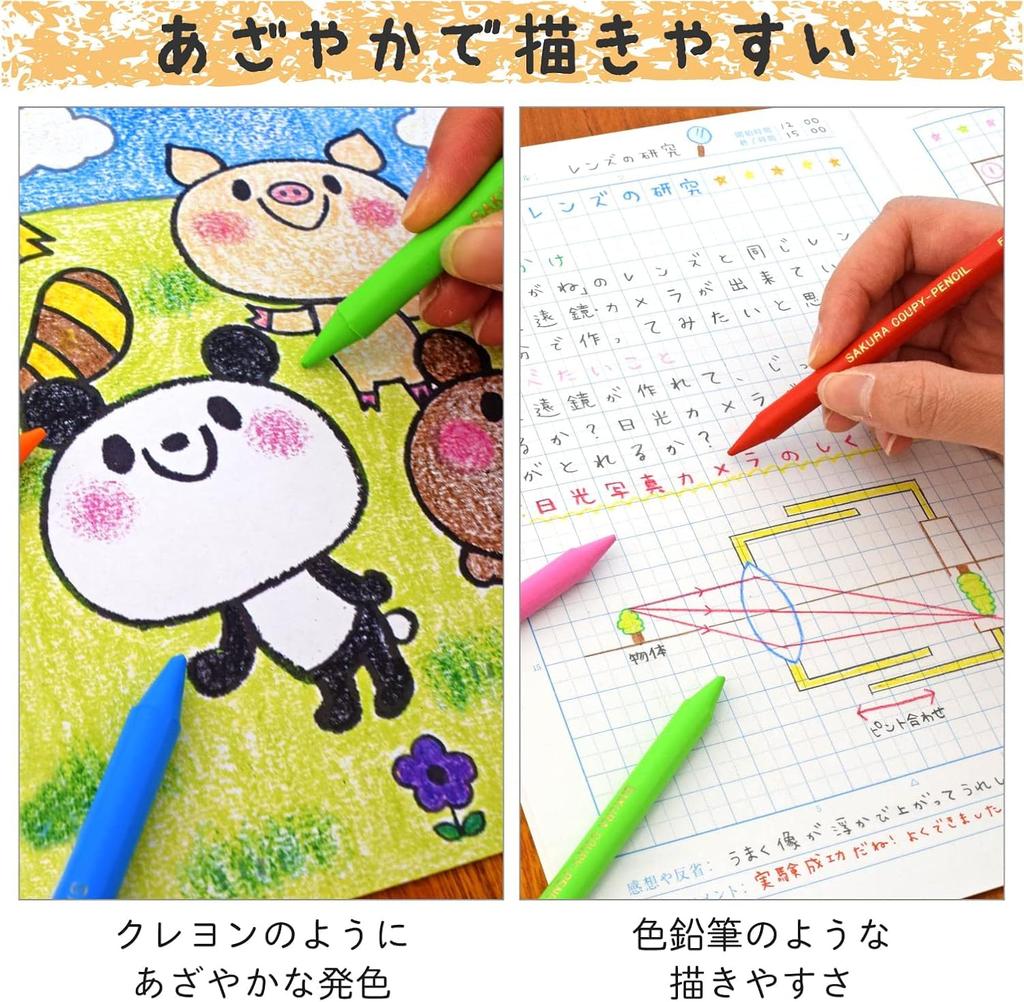 Copic Pencil Set of 24 Colors In a Soft and Fluorescent Includes Sharpener and Eraser Case, Gold, Silver, Colors,