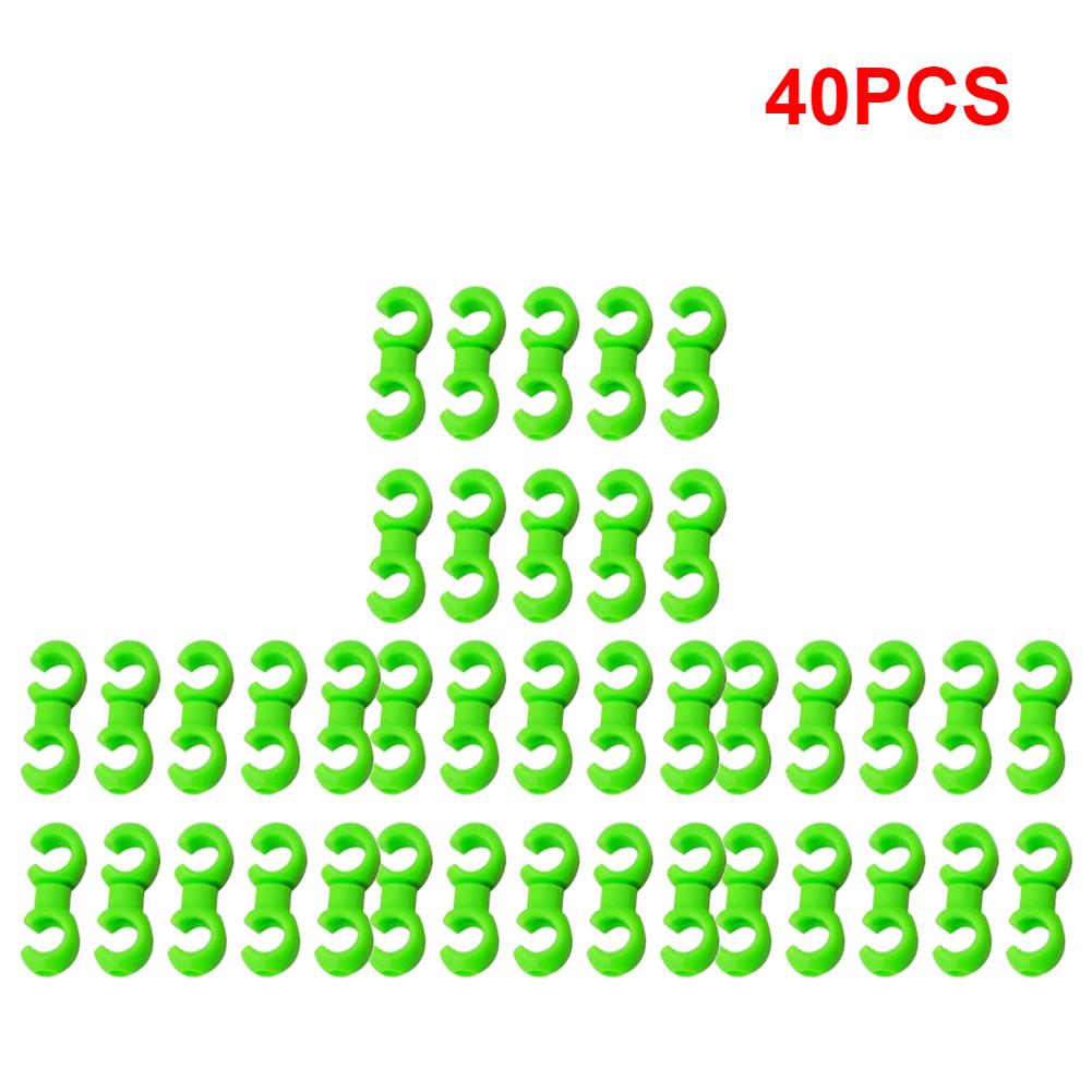 10-40pcs Bicycle Brake Gear Cable S Style Clips Rotating Buckle Hose Guide MTB Bike Cross Line Hook Tidy Clip Ring Clasp Cycling