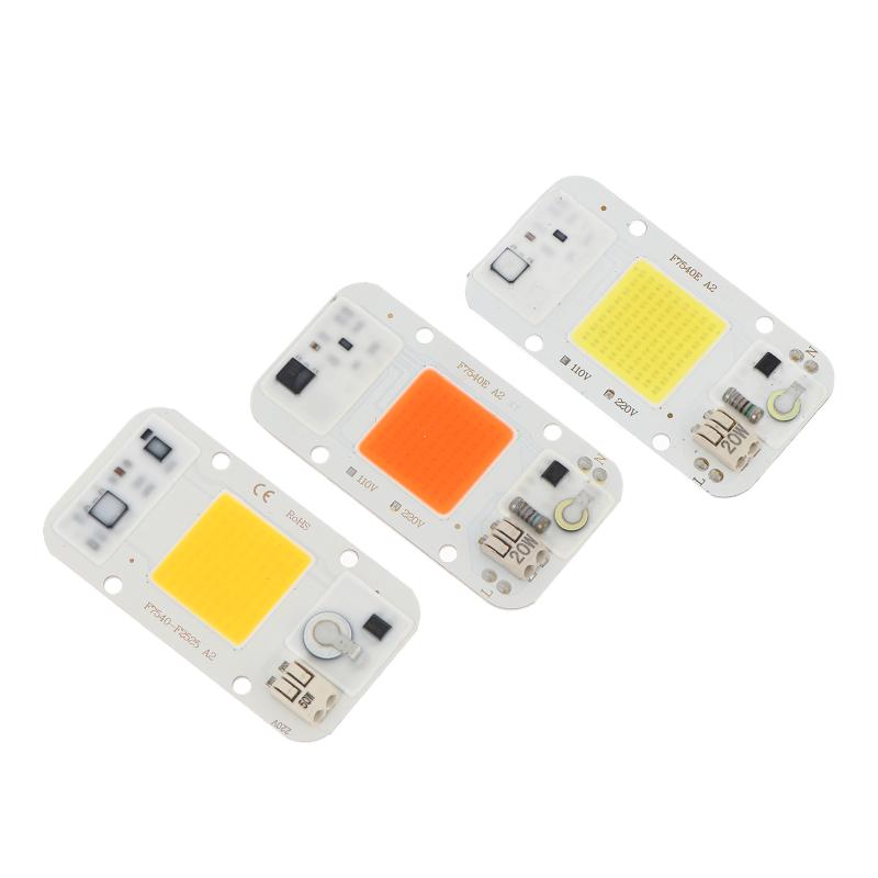 1PCS Plastic LED COB Chip For Grow Plant Light Full Spectrum 220V 20W 30W 50W For Indoor Plant Seedling Grow Flower