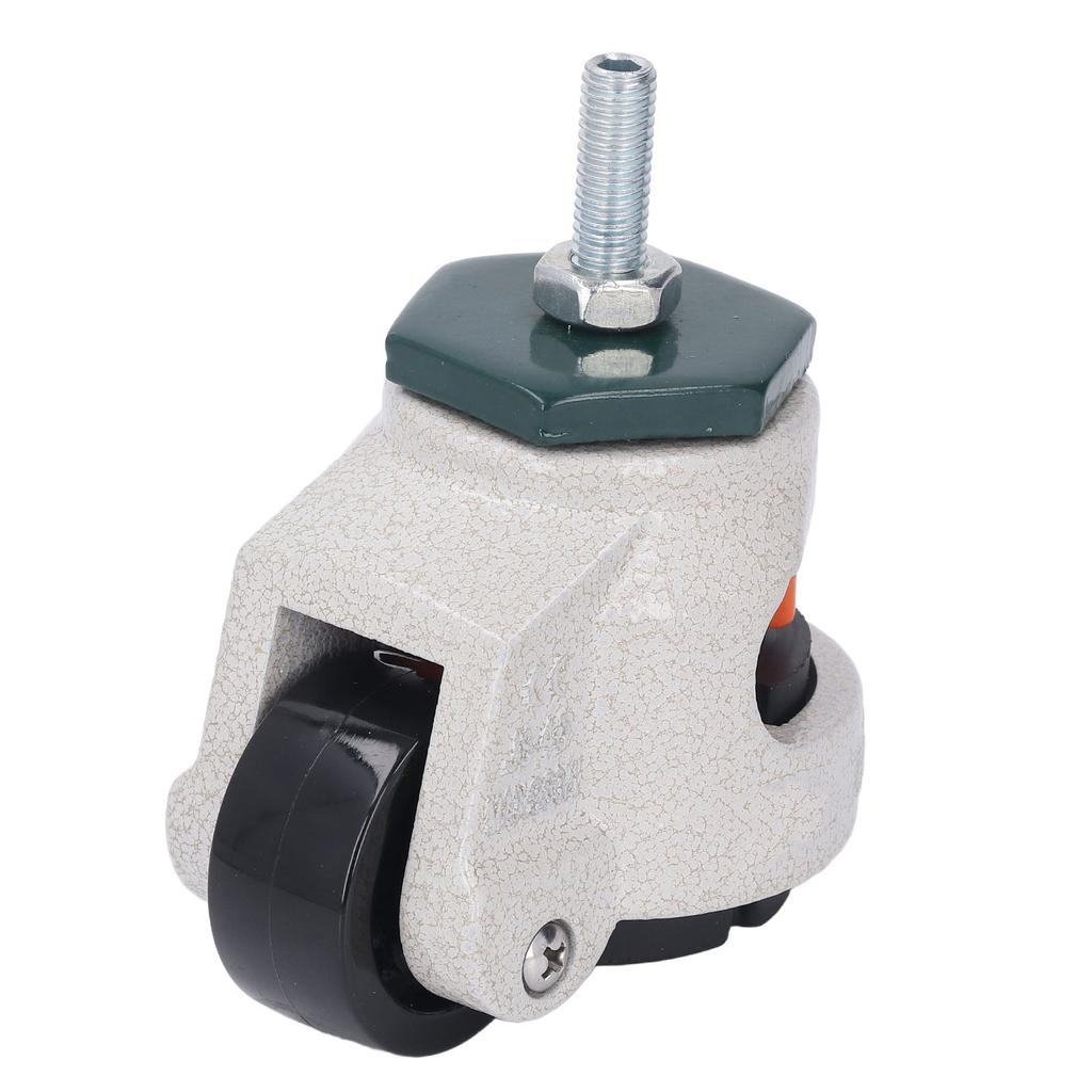 Leveling Stem Caster 40mm Outer Diameter M8 Thread Rod Rubber Base Adjustable Height Leveling Machine Stem Caste