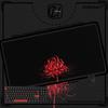 Red Spider Lily Pattern Mouse Pad Large Rubber AntiSlip Pc Desk Accessories Mousepad For Office Gamer Keyboard Mats Hybxaxc