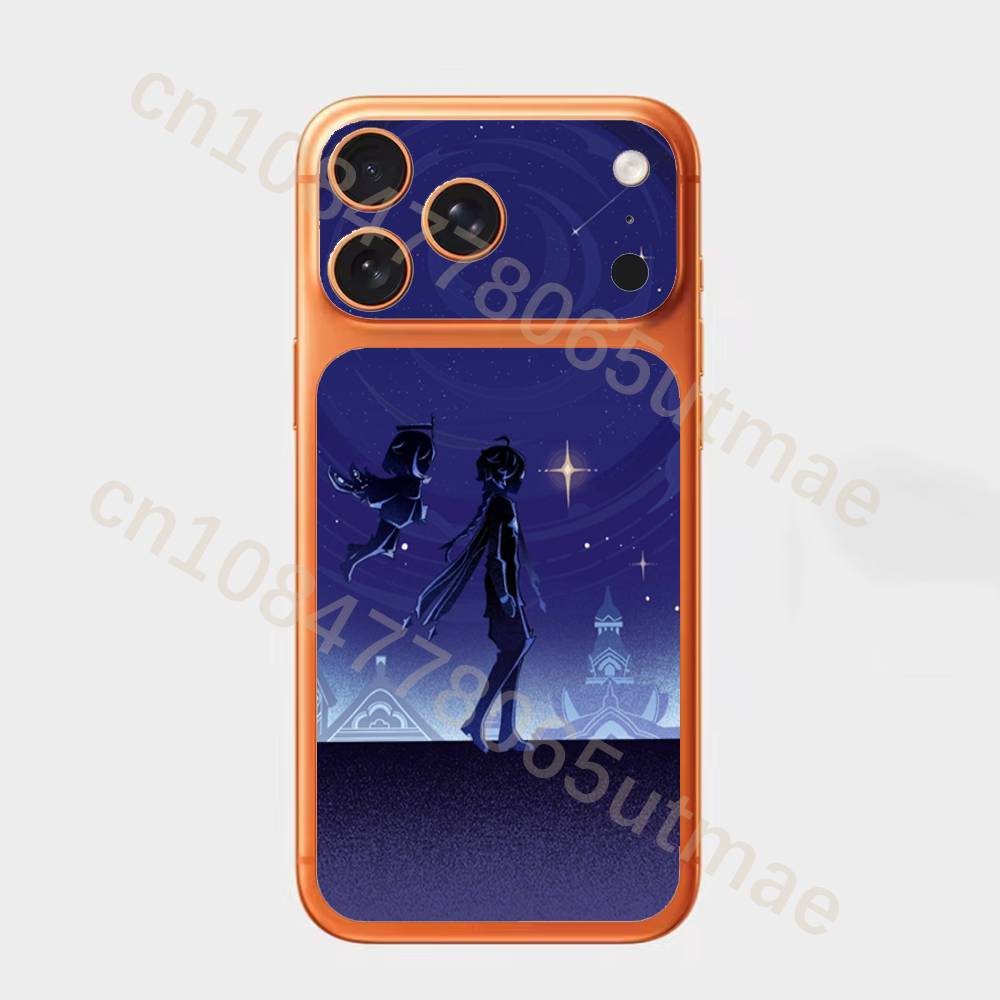 

G-Genshin Impact For Apple iPhone 17Pro,17Pro Max Battry Back Cover with Camera Decal Skin Rear Protective Sticker Film iPhone17promax