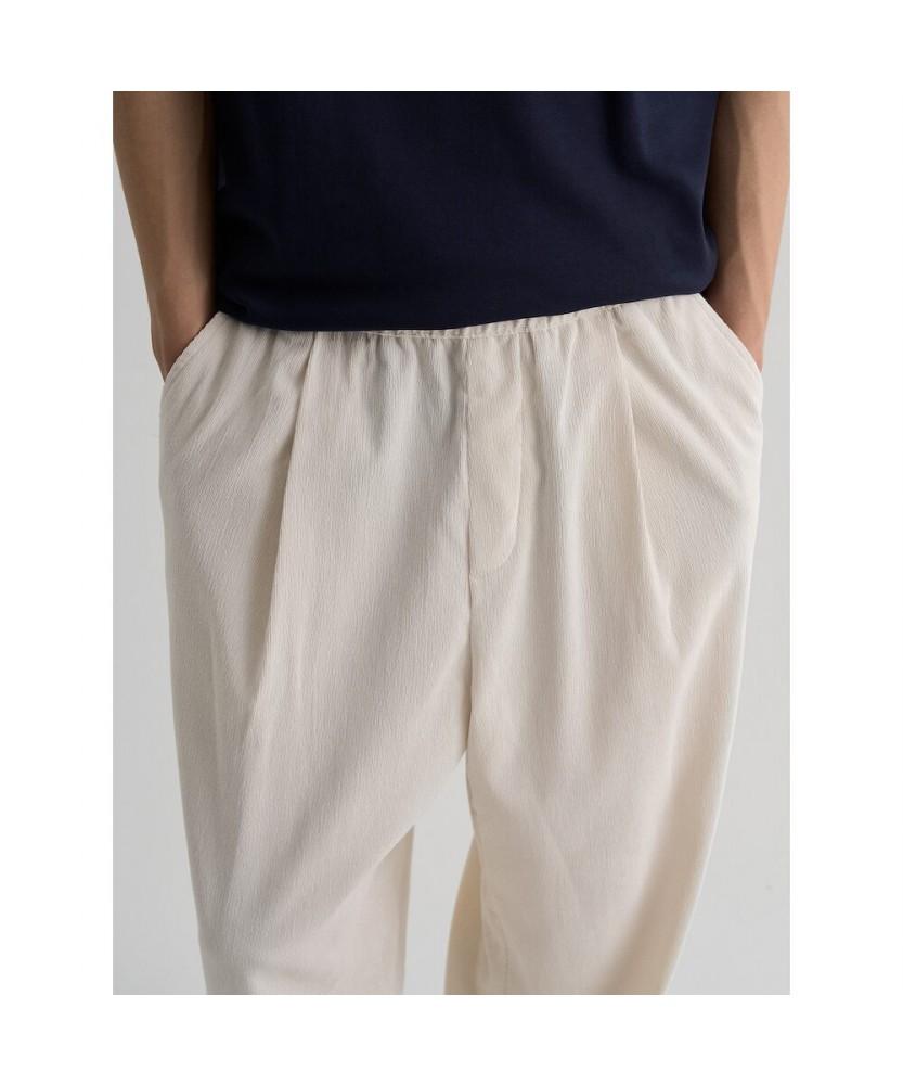 8SECONDS Structure Light Jersey Easy Pants Ivory