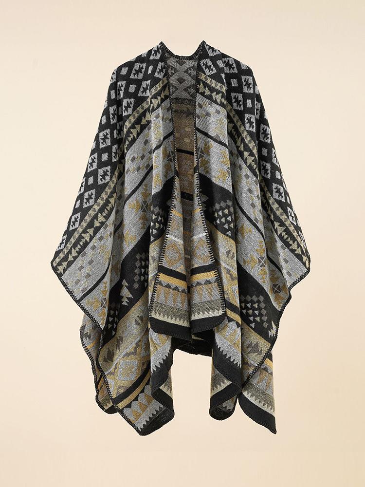 Imitation Cashmere Women Scarf Autumn Winter Boho Warm Femme Wrap Blanket Capa Para Mujer Pashmina Shawl Poncho Feminino Inverno