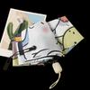 OIMG Cute Cat Automatic Folding Umbrella