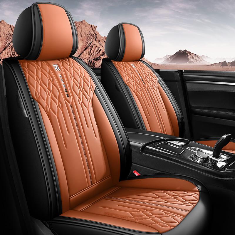 Universal Full Coverage Car Seat Cover - Breathable, Wear-Resistant, Perforated, High-End Cushion for All Seasons