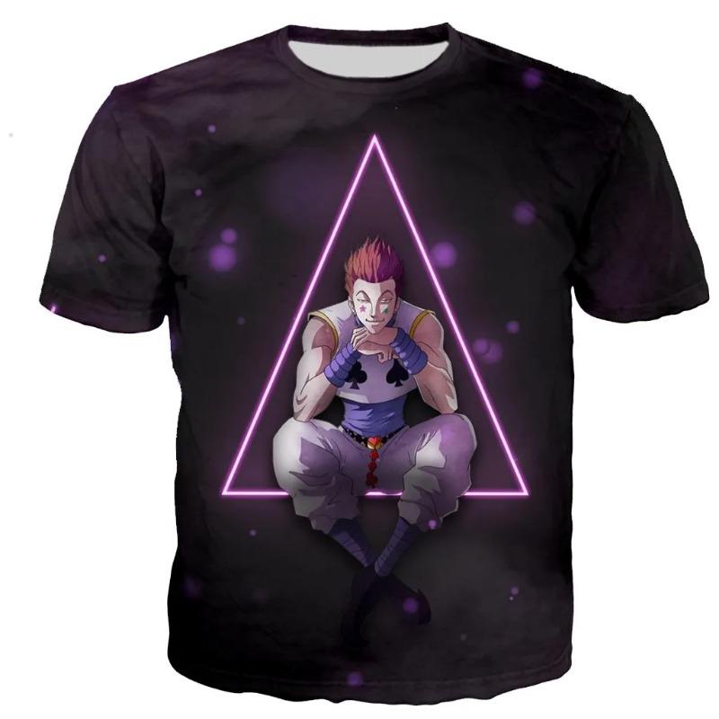 Anime Hunter X Hisoka Kreslený potisk Pánské Dámské Harajuku Kawaii Tričko Léto Dětské Dospělé Pánské Tričko Topy Oblečení Sportovní Trička