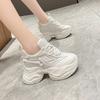 Spring Women's Shoes New 10CM Height Increasing Thick Sole Casual Sneakers Comfortable Running Sports Shoes Autumn