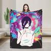 Anime Kettensäge Reze Super Warme Decke Reise Plüsch Bettwäsche Überwürfe Neuheit Sofa Stuhl Flanell Tagesdecke Sofabettbezug