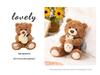 Milk Tea Bear Plush Toy: Teddy Bear Doll, Soothing Bedtime Companion, Customizable Birthday Gift.