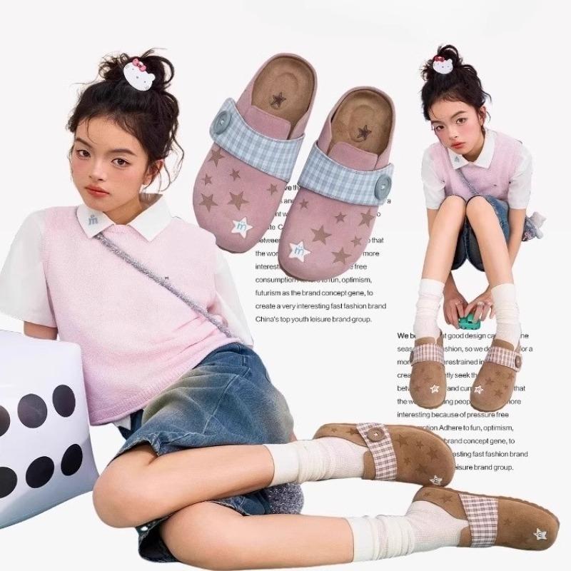 Baotou slippers women's summer wear new lazy thick-bottomed Boken semi-drag casual versatile cool slippers