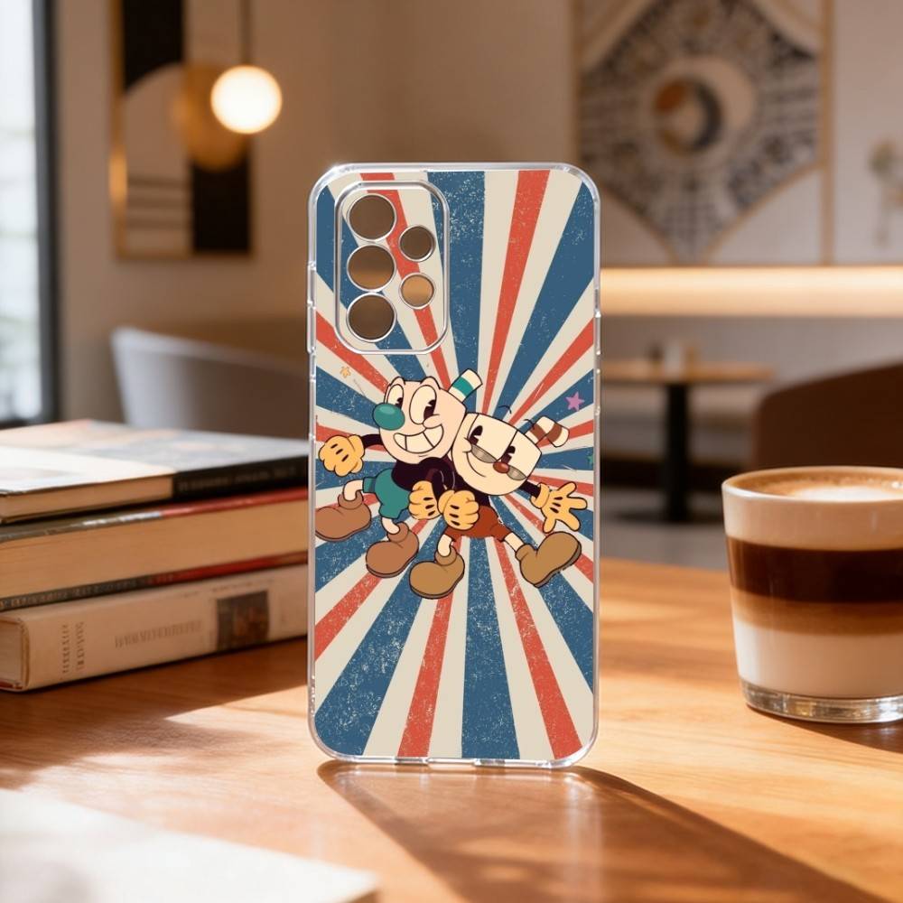 C-Cuphead P-Popular Phone Case For Samsung S25,S24,S21,S22,S23,S30,Ultra,S20,Plus,Fe Transparent Cover