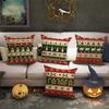 Nordic Halloween Gift Cushion Cover Halloween Rustic Throw Pillow Covers, Cute Ghost Pumpkin Maple Leaf Cushion Covers