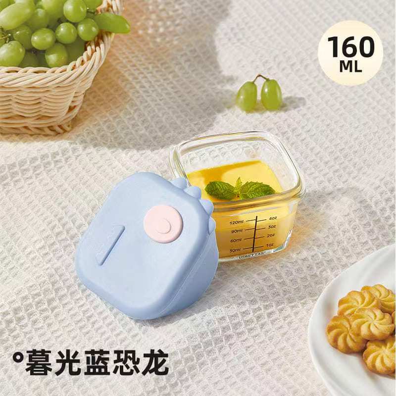 Glass Complementary Food Bowl Capable of Steaming Cooking Food Preservation Storage Portable Baby Specific Graduated Cup Mold