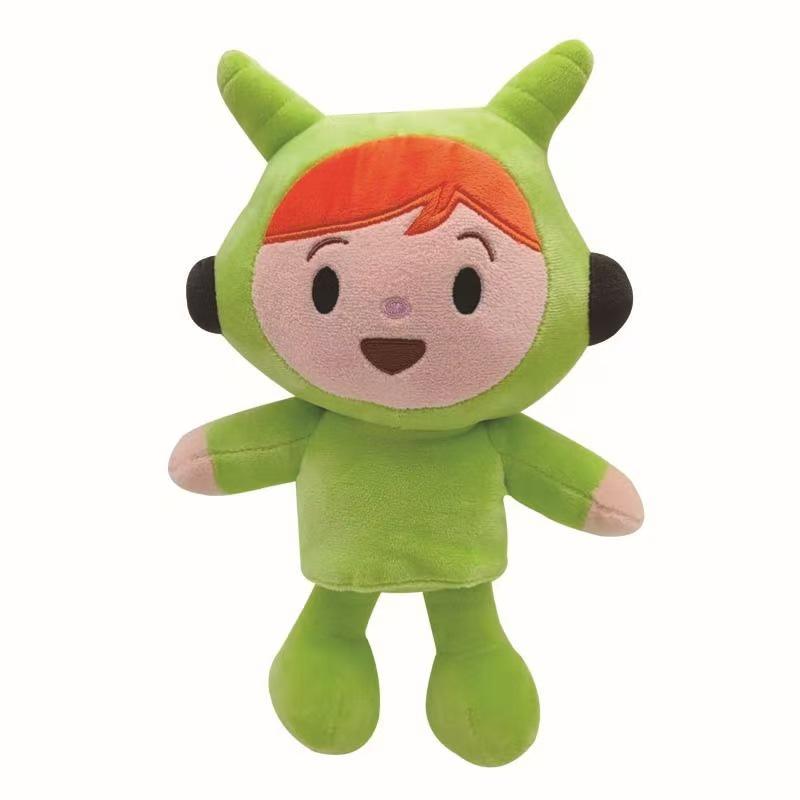 Pocoyo & Friends Plush Set: Ellie Elephant, Bato Duck, Rula Dog, Little P, and Youyou