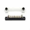 Power Distribution Block with Cover ScrewFastened Insulated Marine Bus Bar