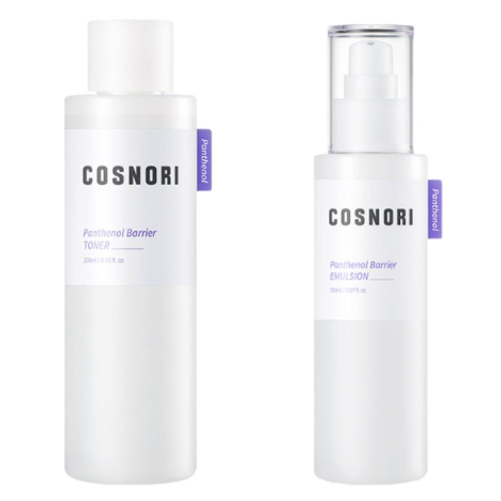 

COSNORI Пантенольний Бар єрний Тонік та Емульсія Набір з 2 предметів (Тонік 205 мл, Емульсія 150 мл) Інтенсивний набір для догляду за бар єром шкіри