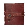 Genuine Leather Diary Handmade Leather Journal Premium Key Closure Handmade Deckle Edge Pages