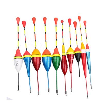 10 pezzi galleggianti da pesca set boa bobber fluttuano dimensioni della miscela colore galleggiante boa pesca light stick galleggianti