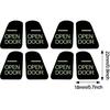 TOMALL 16Pcs Door Open Luminous Button Stickers for Tesla Model 3 Model Y Glow in The Dark Door Exit Decal for Car Interior Stickers