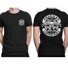 New Men's Fashionable Summer Horror Skull Print Comfortable and Breathable Round Neck Thsirt Outdoor Casual Party Top