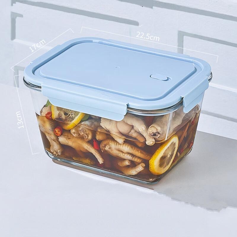 Large Capacity Glass Pickle Storage Container