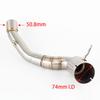 For KTM RC125 RC200 250 ADV 250 DUKE 390 ADV 390 DUKE exhaust  Pipe Motorcycle Exhaust link pipe adv390 exhaust