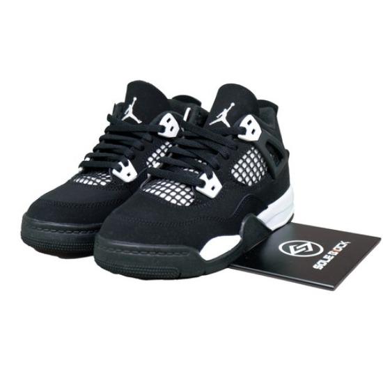 

Nike Air 4 Retro Білий Грім Чорний (PS)FV4537-001 Розмір 11C-3Y EU 31 чорний