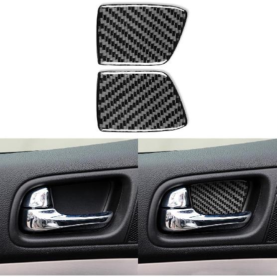NVCNX Real Carbon Fiber Compatible with Infiniti G35 G37 X S 2007 2008 2009 2010 Sedan Coupe Convertible Car Accessories Interior Trim Dash CD AC