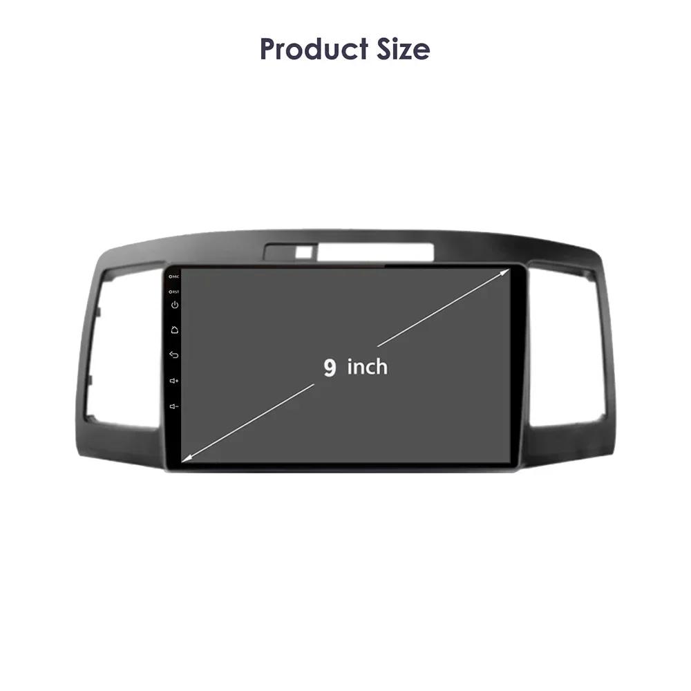 Car Radio Multimedia Player Navigation Wireless BT CarPlay Android 14 For Toyota Allion Premio 2001-2007 Touch Head Unit Screen