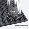Tapete de Bar Borracha Tapetes de Bar de Café Antiderrapante PVC Tapete para Copo Impermeável Resistente ao Calor Tapete Escorredor para Bar Café Barista Coquetel Bartender