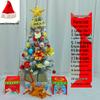White Christmas Tree Set with 1m, 1.5m, 1.8m Trees - Snow-Decorated Holiday Decor for Home