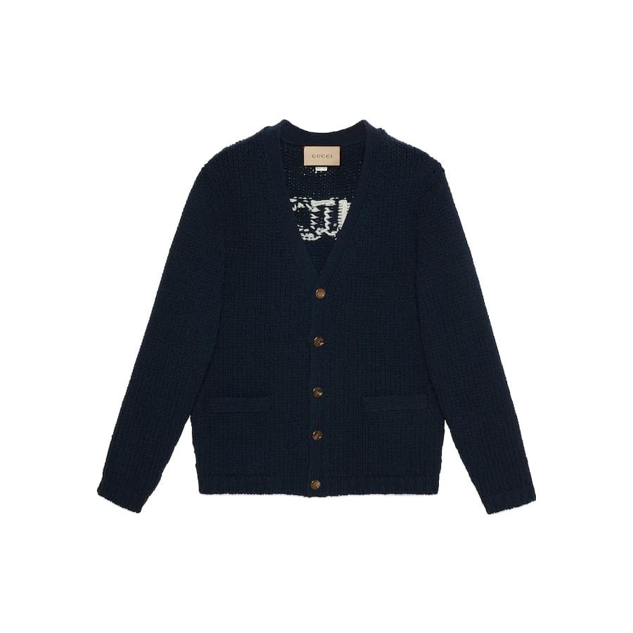 Gucci FW23 Sweater Men's Dark Blue 761541-XKDK4-4492