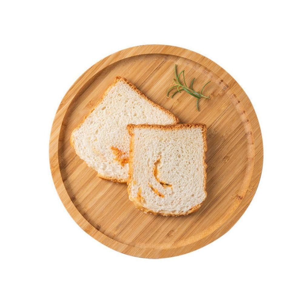 1Pcs Round Tableware Fruit Plate Household Tea Tray Serving Tray Dessert Dinner Plate Candy Holder