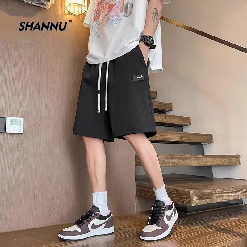 Мужские повседневные спортивные шорты SHANNU из ледяного шелка с быстрым высыханием 4XL