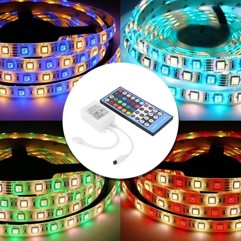 40 Keys RGBW Remote Controller for 5050 3528 LED Strip Lights RGB Controller LED Strip Accessories