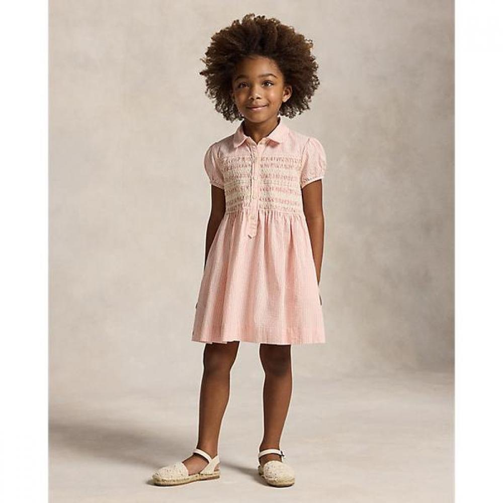 Polo Ralph Lauren Girls 2 6 Years Stripe Cotton Dress Cwpodrsr3d21152101 2