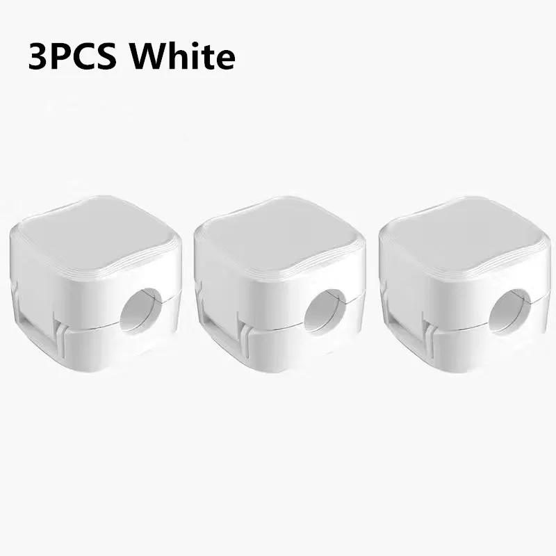1/3/6PCS Magnetic Cable Clips Cable Smooth Adjustable Cord Holder Under Desk Cable Management Wire Keeper Cable Organizer Holder