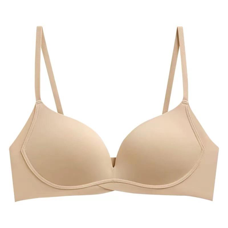 Women's One-piece Bra Comfortable Without Steel Ring Small Chest Seamless  Gathered Underwear Thin Sexy Bra Invisible Bra