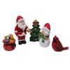 Claus Santa Christmas Tree Gift Bag With Snowman Resin Crafts For Festive Decor