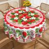 1 buc Față de masă de Paște de primăvară cu miel și modele florale, stil retro fermă. Ideal pentru evenimente de Paște, picnicuri de vară la cort și petreceri de ziua de naștere