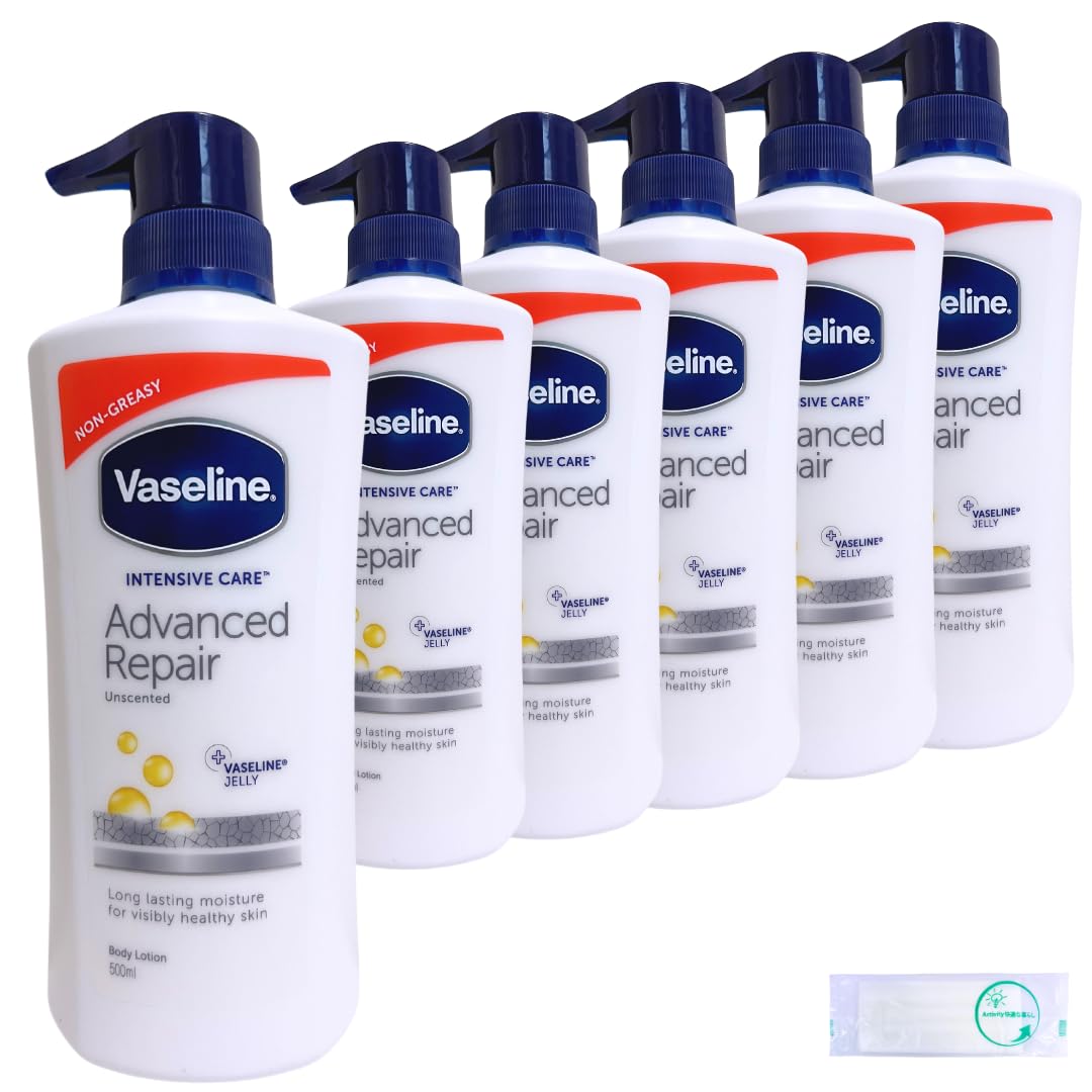 

Лосьон для тела Vaseline Advanced Repair, всего 3 флакона, 2 набора, но кожа остается увлажненной в течение всего дня (500мл 1500мл) Нелипкий [Официальный вид деятельности]